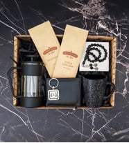 French Press, Cüzdan, Kahve, Kahve Fincanı, Tesbih, Anahtarlık Hediye Kutusu 