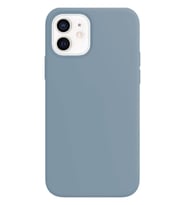 Buff iPhone 12 / 12 Pro ile Uyumlu Rubber S Kılıf Cornflower (Gri)