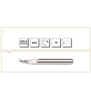 Makina Takım 8X8X120 HSS-E (%8Co) MTE Normu Tek Ağızlı Alüminyum Freze - MTE B00276510800