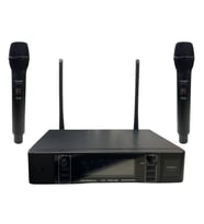 Rose RW-211-EE UHF Kablosuz Telsiz Çift El Mikrofon 2x100 Kanal