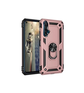 Huawei Honor 20 Uyumlu Kılıf Zore Vega Kapak (Rose Gold Altın)