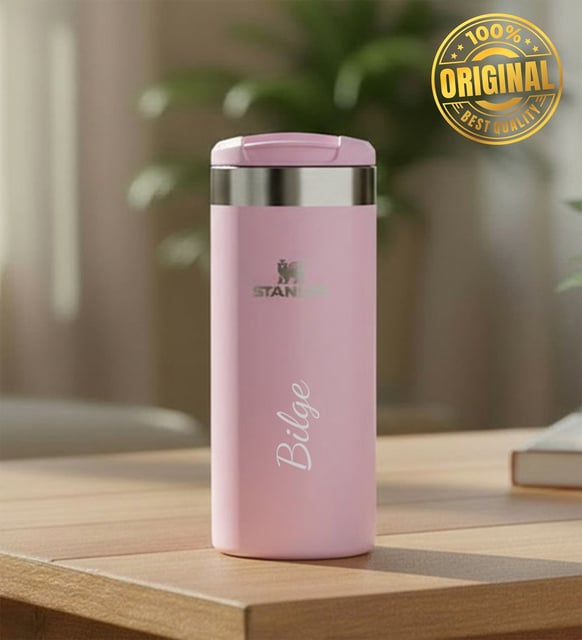 Kişiye Özel Stanley The AeroLight Transit Mug 0.35L Pembe