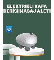 Derin Masaj Sağlayan Elektrikli Kafa Masaj Aleti