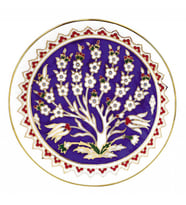 Kütahya Porselen 13 cm El Dekoru Tabak Dekor No 01168 (Karışık)