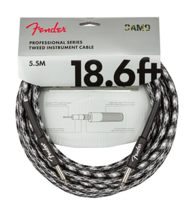 Fender Professional Düz/Düz Uçlu 5m Winter Camo Enstrüman Kablosu