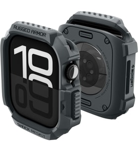 Apple Watch 46mm Seri 11/10 ile Uyumlu Kılıf Rugged Armor 2 Dark Gray - ACS10500