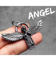 Paslanmaz Çelik İkona Çocuk Melek Kolye /Angel Kolye