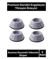Premium Gürültü Engelleyici Titreşim Önleyici Kauçuk Çamaşır Bulaşık Makinesi 4 Adet Ayak Pedleri