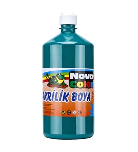 Nova Color Akrilik Boya 1 KG Yeşil Akrilik Boya
