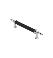 10 ADET KROM - SİYAH BORU KULP 9.6CM (5343)