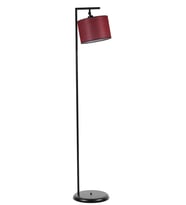 SMART SİYAH SİLİNDİR HASIR BORDO ABAJURLU LAMBADER