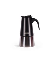 Paslanmaz Çelik 300 ml Espresso Kahve Makinesi, Indüksiyonlu Siyah