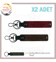 Bikerlar İçin Özel, İsim Plaka ve A Rh (-) Kan Grubu Yazılı Hediye x2 Anahtarlık, K Kahve-Bordo-Ysl