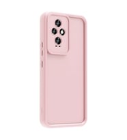 Honor 200 Kılıf Kamera Korumalı Ananas Silikon Kapak (Pembe)