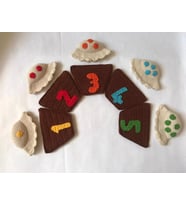 Cupcake Eşleştirme Takımı Amigurumi Organik Oyuncak