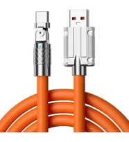 Lexroo A6016 Usb To Type C Hızlı Şarj Data Kablosu Çevirici Dönüştürücü Adaptör 180° Döner 120W - 2M