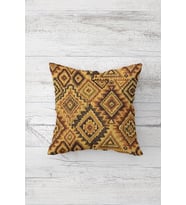 Eskitme Karo Kilim Desen Çift Taraflı Gizli Fermuarlı Yastık Kılıfı Kırlent Koltuk Yastık Kılıfı (Çok Renkli)