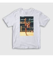 Presmono Unisex Çocuk Beyaz Kickboxer Film Jean Claude Van Damme T-Shirt 259021tt (Beyaz)