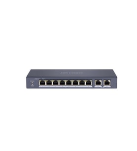HIKVISION 8port 60w FULL PoE DS-3E0310P-E/M 10/100 2X-UPLINK Yönetilemez Switch Metal