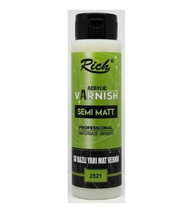 Rich Su Bazlı Yarı Mat Vernik 500ml