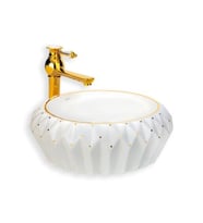 LENA TEZGAHÜSTÜ LAVABO E-8138 (Beyaz)