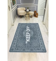 Modern Desenli Dijital Baskı Kaymaz Taban Halı H0234