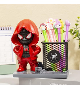 SPIDERMAN PEN  Figürlü Masaüstü Kalemlik (Kırmızı)
