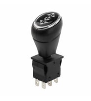 Joystick Kcd4 Anahtar Latch Siyah İleri Geri Vites Kolu 16A 250V Akülü Çocuk Arabası Vinç