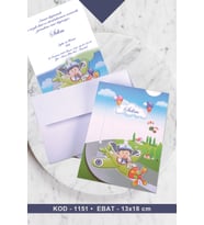 Sünnet Davetiyesi 1151 Baskı Dahil