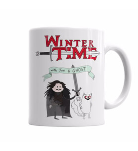Game Of Thrones AdventureTimeTişör Kupa Bardak Porselen