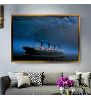 Altın Çerçeveli dekoratif tablo l785 (Gold)