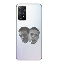 Redmi Note 11 Pro Uyumlu Fight Club Desenli Şeffaf Telefon Kılıfı