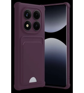 Redmi Note 14 Pro 5G Kelvin Kartvizitli Silikon - Derin Mor