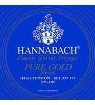 Hannabach 825HT Klasik Gitar Teli (High Tension)  Altın Kaplama Güçlü Projeksiyon