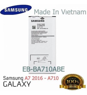 Samsung Galaxy A7 2016 Batarya EB-BA710ABE Vietnam Üretim Batarya 3300mAh Servis ürünü