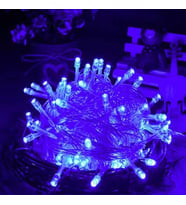 CHRİSTMAS TREE BLUE LED LİGHT 10 METRE MAVİ LED IŞIK MAVİ YILBAŞI AĞACI IŞIĞI MAVİ İP LED IŞIK 220V FİŞLİ 100 CANLI LED