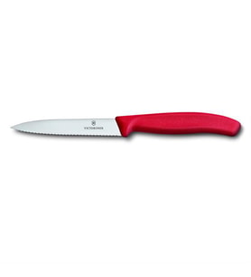 Victorinox SwissClassic 10cm Soyma Bıçağı Kırmızı 6.7731