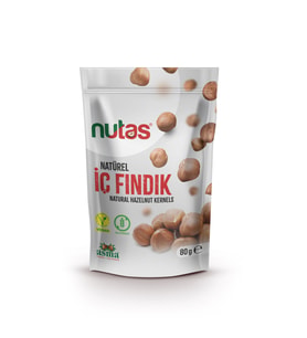 Nutas Natürel İç Fındık  80g