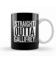 Straight Outta Gallifrey Doctor Who White Kupa Bardak Porselen