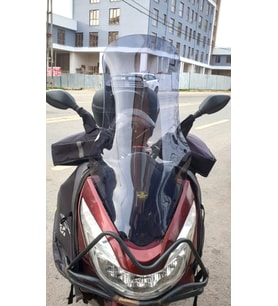 MOTOCAM Honda PCX Ön Cam 2014-2017 Model 83cm Füme Renkli 4mm UZUN
