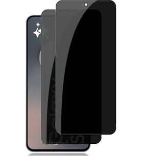 Samsung ile uyumlu Galaxy S25 Fe Hayalet Ekran Koruyucu Kırılmaz Cam Tam Kaplayan Temperli Privacy Glass