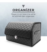 Universal Bagaj Düzenleyici Klipsli Çift Bölmeli Organizer Çanta
