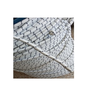 8 mm 5 metre İskota Halat Salıncak Paraşüt İpi Urgan Bayrak ipi file bağlama ipi kopmaz ip halat  (Çok Renkli)