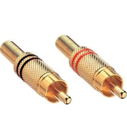 Megatron Rca Fiş Erkek Metal Gold (2 Adet)