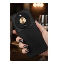 Coverzone Huawei Honor Magic 8 Lite Uyumlu TPU Silikon K?l?f, Ultra Slim Fit Karbon Fiber Desenli, Darbe Emici, ?nce ve Hafif, ??k ve Koruyucu Siyah