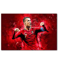 Cakatablo Cristiano Ronaldo 7 Numaralı Forma Görseli MDF Tablo