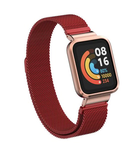 Xiaomi Redmi Watch (Mi Watch Lite) Uyumlu Kordon Hasır Metal Mıknatıslı Zore KRD-58 Kayış