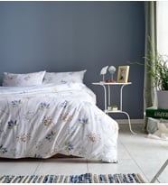 Flourish Easy Cotton Çift King Size Nevresim Takımı - Krem