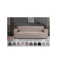 Altınkoza Still Jakarlı Streç Maxi Takım Koltuk Örtüsü / Modern / Lüx / 1.Kalite (3+3+1+1)