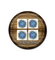 bilge tasarım Stone Decor Taş Bardak Altlığı 4'lü Set 10x10x1 Cm desenli